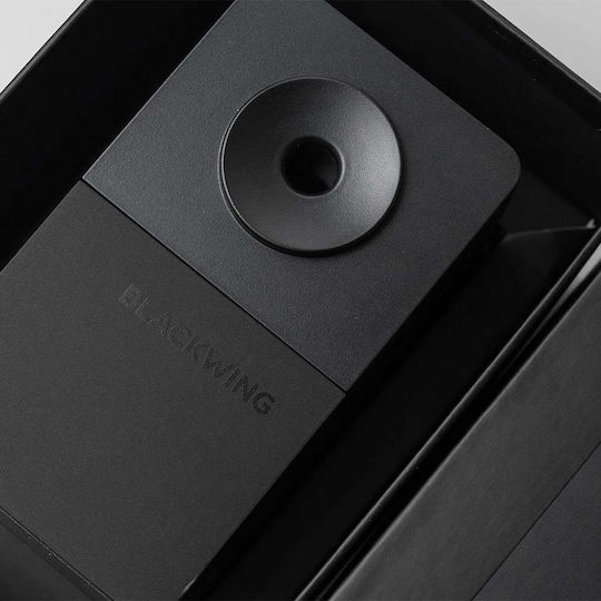 Blackwing Metallisch Anspitzer Schwarz mit Kurbel 1Stück