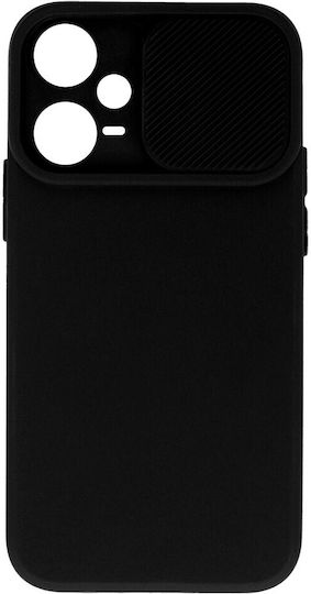 Senso Soft Touch Back Cover Σιλικόνης Μαύρο (Redmi Note 12 Pro+)