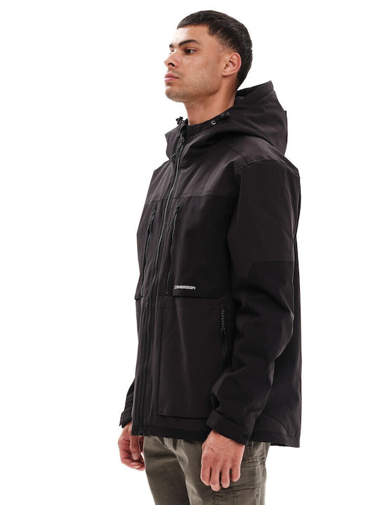 Winter Jacket Waterproof Black