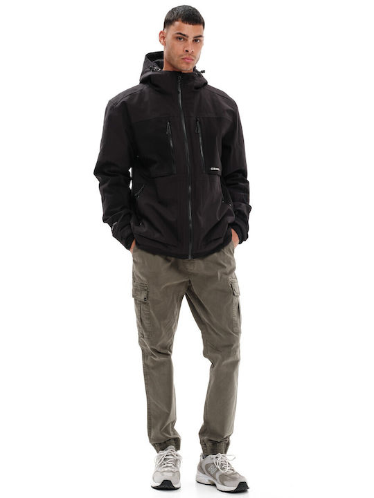 Winter Jacket Waterproof Black