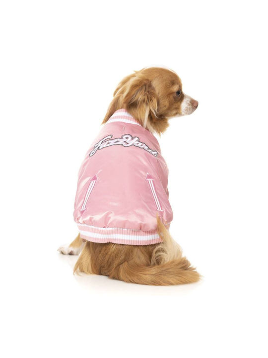 Fuzzyard Pink Dog Coat Small with 33cm Back Length