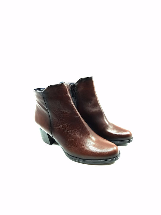 Dorking Leder Damen Knöchelstiefel Braun