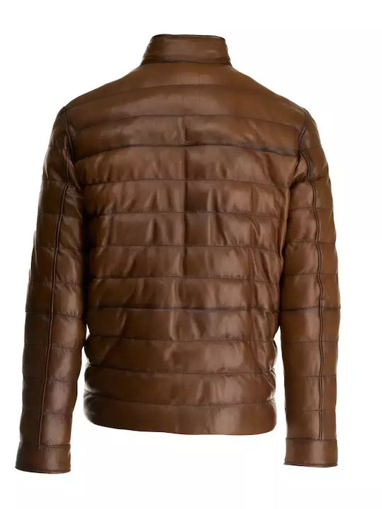 Leather Jacket Tabac Brown