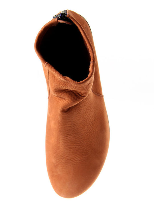 Baryky Leder Stiefeletten Damen Tabac Braun