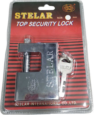 Stelar BSD70 - 586424 Steel Padlock Monoblock with Key 70mm 1pcs