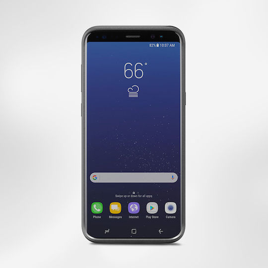 Moshi Vitros Back Cover Σιλικόνης Γκρι (Galaxy S8+)