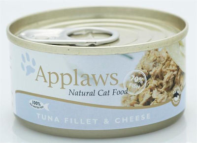 Applaws Natural Cat Food Храна за мокри котешки хранилки за възрастни котки с Може да с Риба тон Филе 156гр 1бр