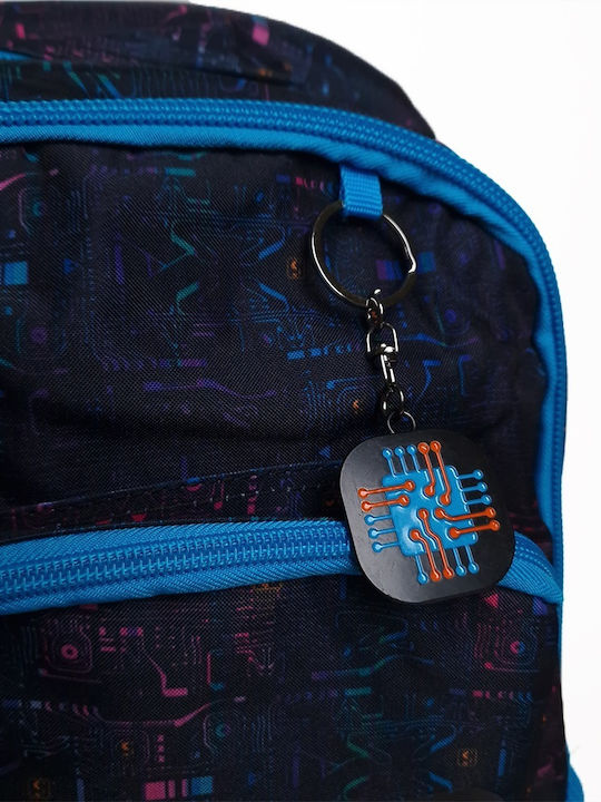 Busquets Superup School Bag Backpack Elementary, Elementary Blue with Water Bottle Holder