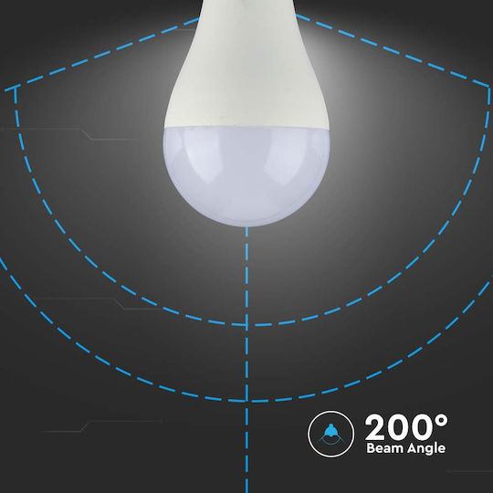 V-TAC Λάμπα LED 15W 134mm για Ντουί E27 και Σχήμα A65 Φυσικό Λευκό 1521lm