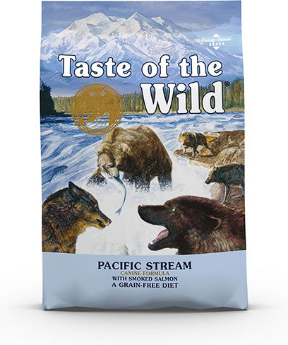 Taste Of The Wild Pacific Stream Canine 13kg Trockenfutter für erwachsene Hunde mit Lachs und Fisch