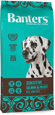 Banters Sensitive 15kg Dry Food for Adult Dogs with Potatoes and Salmon