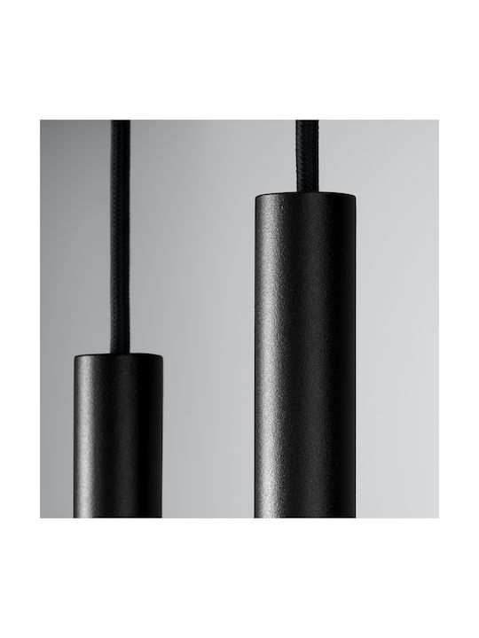 Sollux Pastelo Κρεμαστό Φωτιστικό Μαύρο με Ντουί G9 21.5x8.5x51.5εκ.