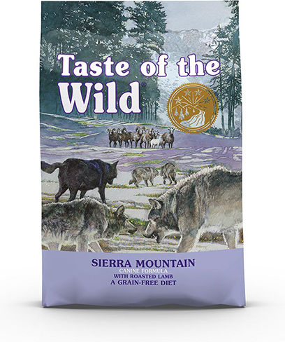 Taste Of The Wild Sierra Mountain Canine 13kg Dry Food Grain-Free for Adult Dogs with Lamb
