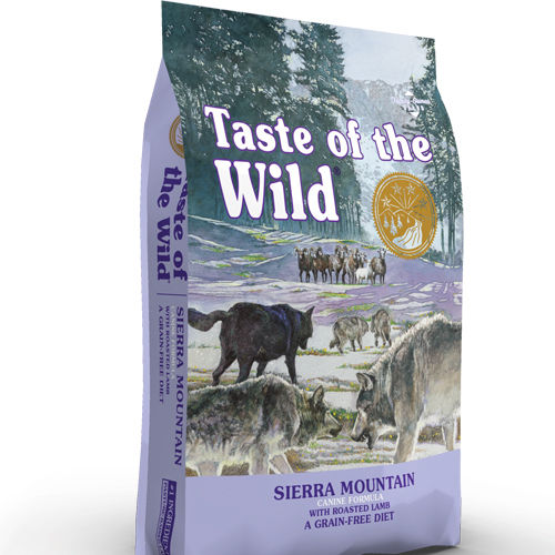 Taste Of The Wild Sierra Mountain Canine 13kg Dry Food Grain-Free for Adult Dogs with Lamb