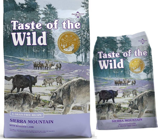 Taste Of The Wild Sierra Mountain Canine 13kg Dry Food Grain-Free for Adult Dogs with Lamb
