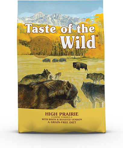 Taste Of The Wild High Prairie Canine 13kg Trockenfutter für Erwachsene Hunde ohne Getreide mit Bison und Hirsch