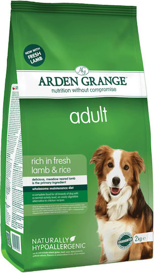 Arden Grange Adult Lamb 6kg Dry Food for Adult Dogs with Lamb, Chicken, Rice and Meat