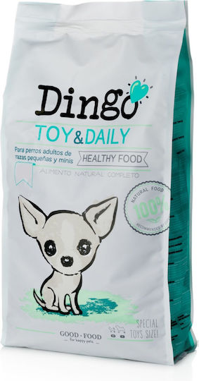 Dingonatura 1.5kg Dry Food for Adult Small Breed Dogs with Chicken, Rice, Apple, Salmon, Vegetables and Meat