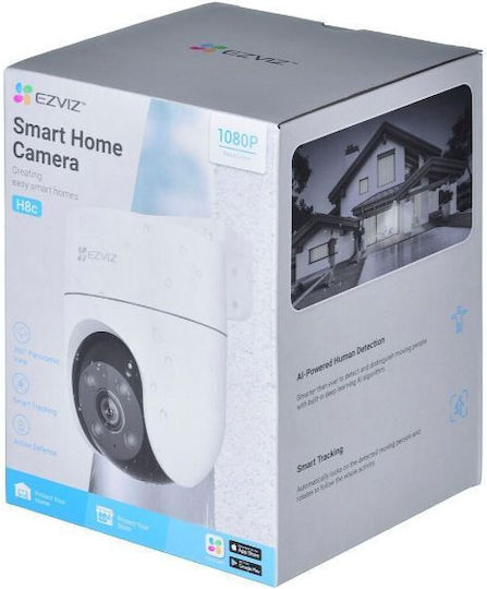 Ezviz H8c 2K IP Κάμερα Παρακολούθησης Wi-Fi Full HD+ 4MP Αδιάβροχη με Αμφίδρομη Επικοινωνία και Φακό 4mm