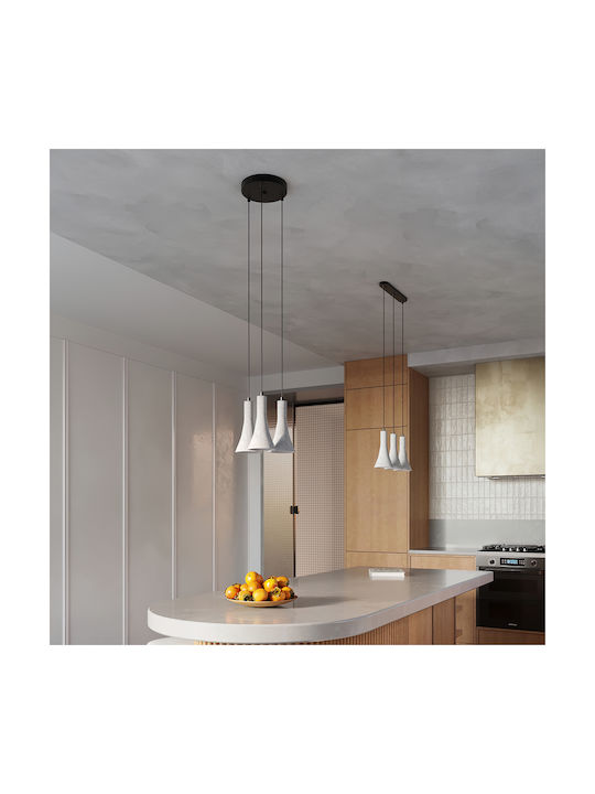 Sollux Pendant Light Gray with Socket E14, E.14 32x15cm