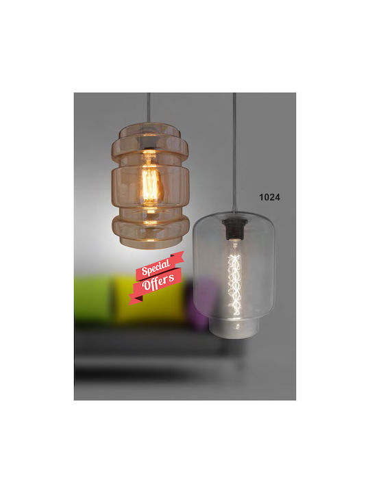 Luma Pendant Light Single-Light for Socket E27 Gray