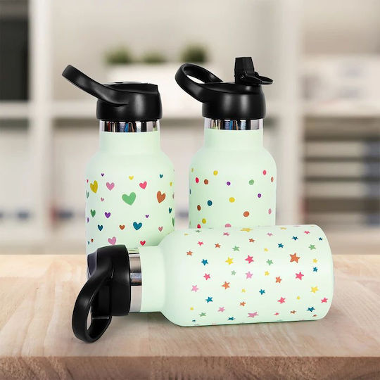Runbott Sticlă Termos Oțel Inoxidabil 350ml Maro