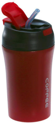 Viosarp Glass Thermos Stainless Steel 420ml with Straw