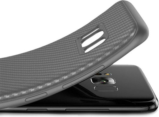 iPaky Back Cover Σιλικόνης Μαύρο (Galaxy S8+)