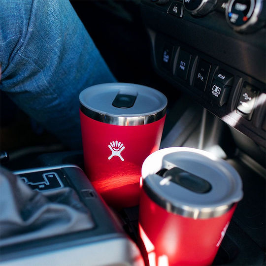 Hydro Flask All Around Tumbler Press In Ποτήρι Θερμός Ανοξείδωτο BPA Free 355ml Μαύρο