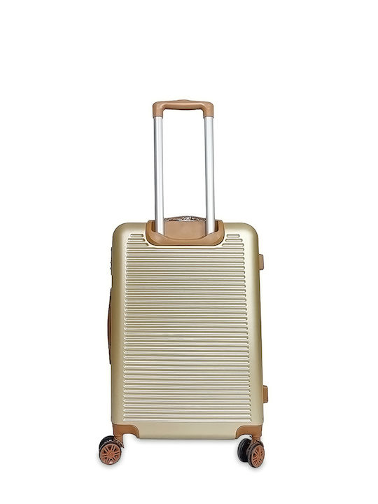 Hunter Medium Abs-pc Ithaki Champagne Suitcase