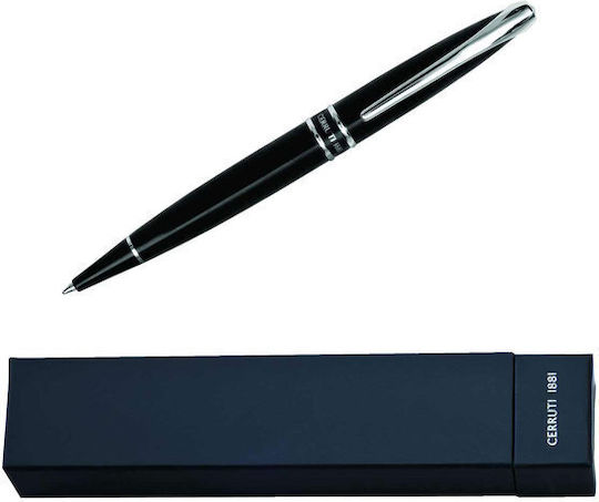 Cerruti Silver Clip Pix Ballpoint cu cerneală Albastru