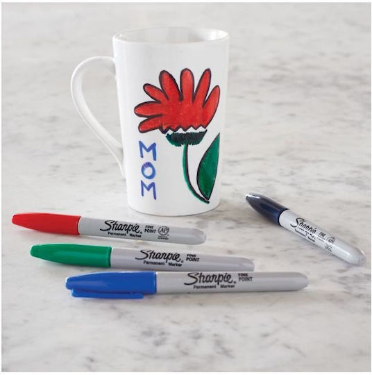Sharpie Markere Permanente 1mm Multicolor 30buc