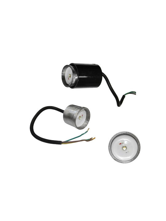 Adeleq Стенно Външно Спот Осветление LED IP54 1W с Синя светлина