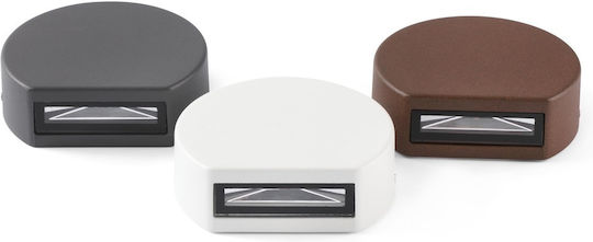 Faro Barcelona Pill Wandmontierte Außen-Deckenleuchte LED IP54 4W 10x9.5εκ.