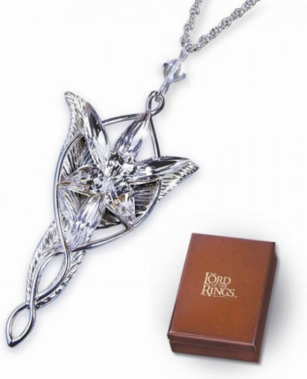 The Noble Collection Lord of the Rings: Pendant Arwen S Evenstar Sterling Figure