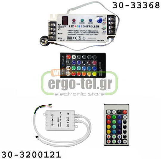 Adeleq Ταινία LED 12V RGB Φως 5m Τύπου SMD5050