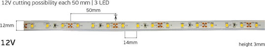 VK Lighting Waterproof LED Strip 12V Orange Light 5m Type SMD2835
