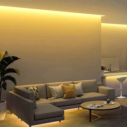 Spot Light Αδιάβροχη Ταινία LED 12V Θερμό Λευκό Φως 5m Τύπου SMD5050