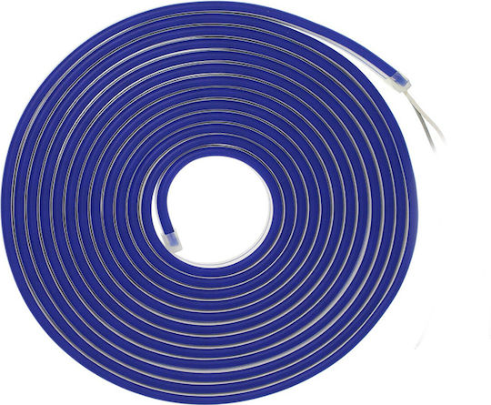 Αδιάβροχη Ταινία LED 12V Μπλε Φως 5m Neon Flex
