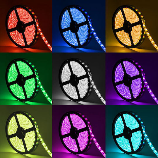 Redled Bandă LED 12V RGB Lumină 5m