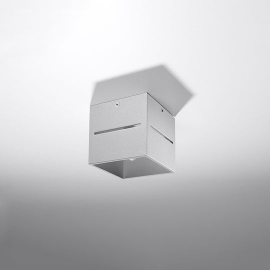 Sollux Lobo Modern Lamp Wall Gray 10x13x13cm