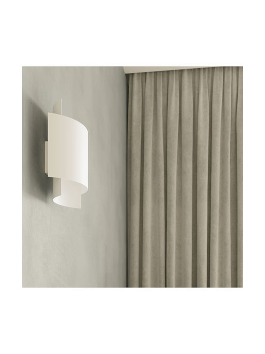 Sollux Impact Modern Lamp Wall with Socket G9 White 40x20x16cm