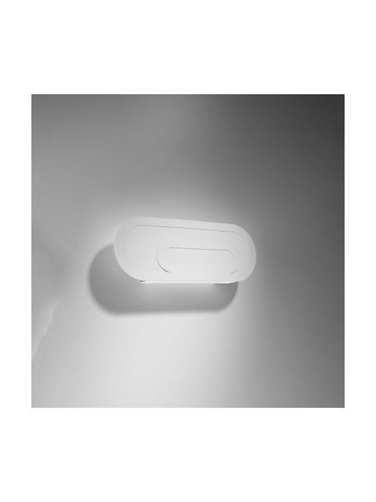 Sollux Saccon Modern Lamp Wall with Socket G9 White 47x17x13cm