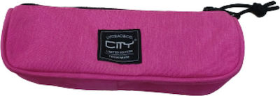 Lyc Sac City-Eclair Pencil Case Barrel with 1 Compartment Pink