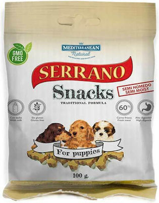 Mediterranean Natural Serrano Biscuit for Puppies Small Breeds Gluten Free with Chicken 100gr MS68176