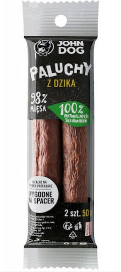 John Dog Dog Stick Treats with Boar 50gr