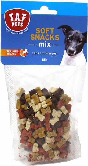 T.A.F. Pets Soft Snacks Mix Leckerli für Hunde mit Fleisch 85gr 6Stück