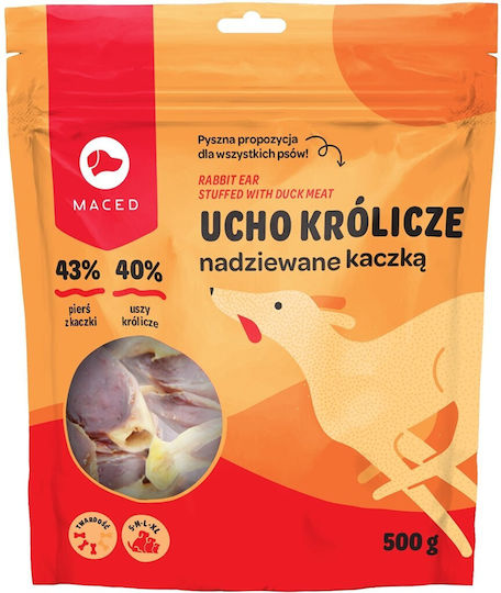 Maced Dog Chew Λιχουδιά Σκύλου Αυτί Μικρόσωμων Φυλών χωρίς Γλουτένη από Πάπια 500gr