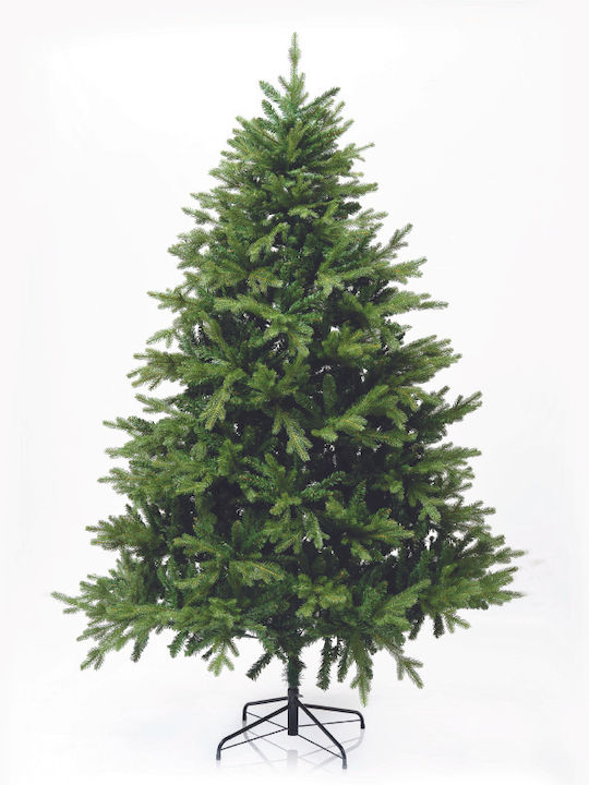 Christmas Green Tree with Metallic Base H210cm