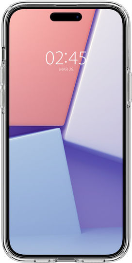 Spigen Crystal Flex Crystal Back Cover Σιλικόνης Διάφανο (iPhone 15)